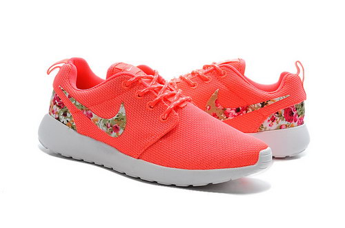 Nike Roshe Run Womens Flower Hook Peach Flower Taiwan